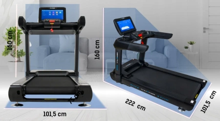 Treadmill THUNDER ZION-TFT-BLACK