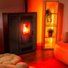 Pellet stove ARIA BLACK 12 kW