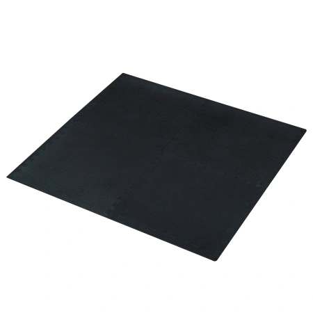 Black Exercise Puzzle Mat 60x60 cm THUNDER