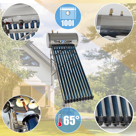 Pressure collector with THUNDER 100 L tank