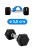 Hex dumbbell THUNDER 2,5 kg
