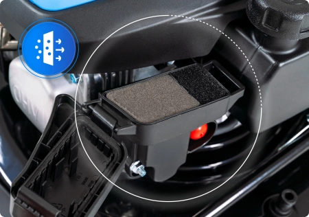 Hexwelt HW-KS-150 petrol lawn mower 46cm 2.6kW self-propelled