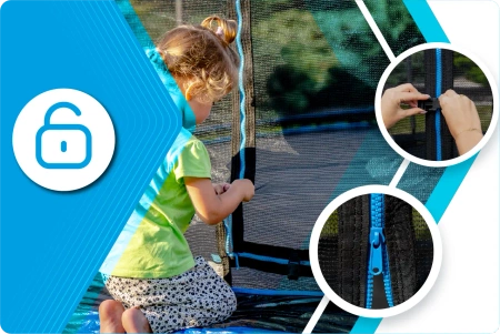 THUNDER INSIDE ULTRA 16FT 488 cm trampoline BLUE