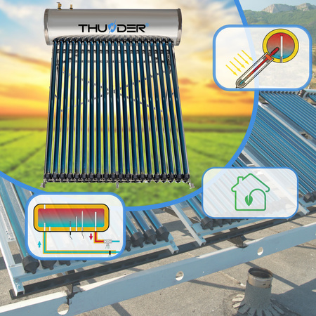 Pressure collector with THUNDER 200 L tank