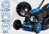 Hexwelt HW-KS-224 petrol lawn mower 53cm 4.4kW self-propelled