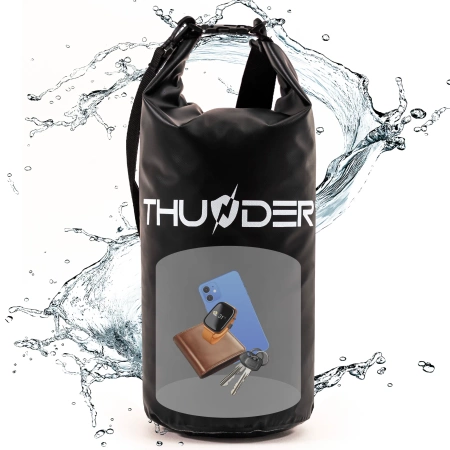 Waterproof Bag 10 L THUNDER black