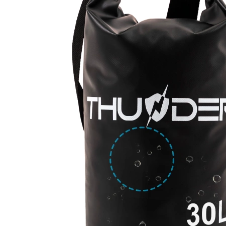 Waterproof Bag 30 L THUNDER black