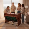THUNDER SMART 3-in-1 wooden rotating game table 