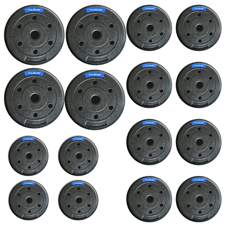 THUNDER Bitumen Weight Set 4x10 kg + 8x5 kg + 4x2.5 kg