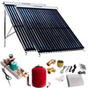Solar kit with two 20 vacuum collectors without solar cable and without storage tank