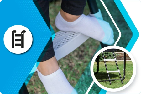 THUNDER INSIDE ELITE 8FT 244 cm trampoline BLACK