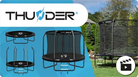 THUNDER INSIDE ELITE 10FT (305 cm) BLACK trampoline