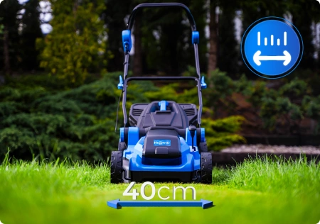 Hexwelt HW-KA-40 cordless lawn mower 40cm 40V 8Ah