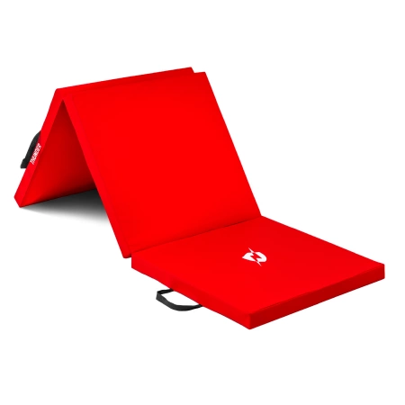 Red Gym Mat 180x60x4 cm THUNDER