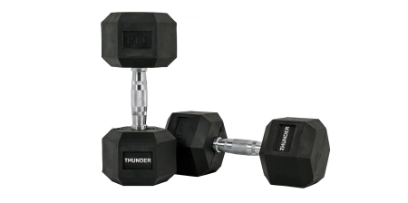 Hex dumbbell THUNDER 15 kg