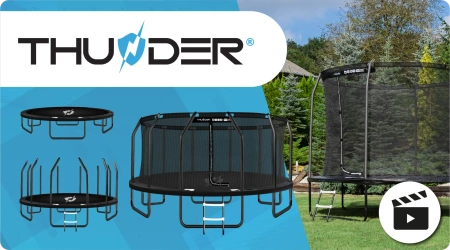 THUNDER INSIDE ELITE 16FT (488 cm) BLACK trampoline