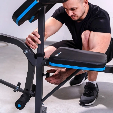 Training bench with preacher curl THUNDER VIGOR-A