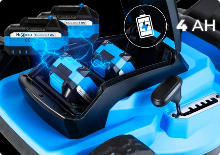 Hexwelt HW-KA-40 cordless lawn mower 40cm 40V 8Ah