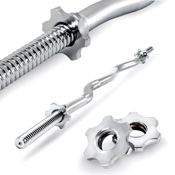 THUNDER Threaded Light Curl Bar 120 cm 30 mm