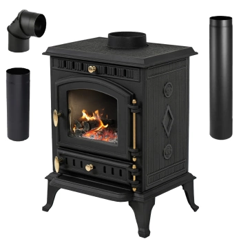 Cast iron wood stove MITRA 7 kW