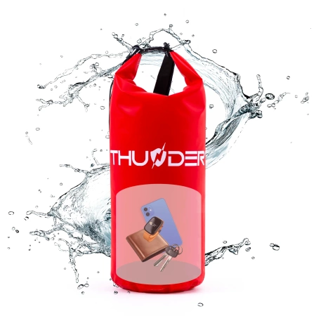 Waterproof Bag 30 L THUNDER red