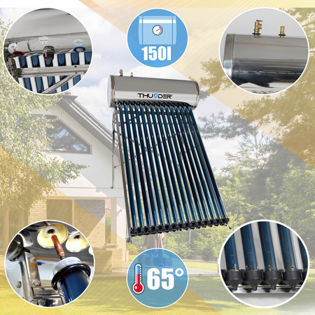 Pressure collector with THUNDER 150 L tank