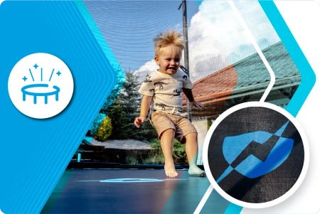 THUNDER INSIDE ULTRA 8FT 244cm trampoline BLUE