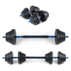 Adjustable bituminous dumbbells GYM-03 2x20 kg