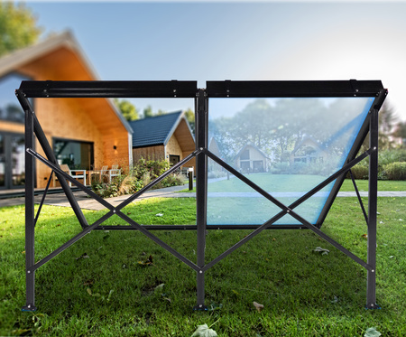 Frame for two 2,5m flat plate collectors