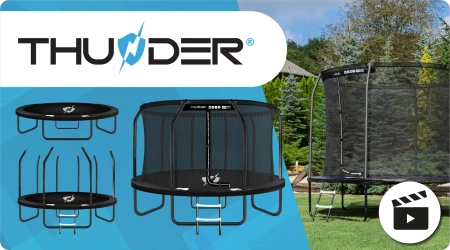 THUNDER INSIDE ELITE 14FT (427cm) BLACK trampoline
