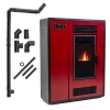 Pellet stove ARIA RED 12 kW