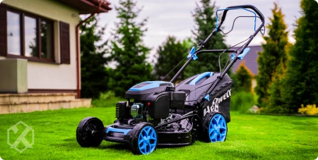 Hexwelt HW-KS-200 petrol lawn mower 51cm 3.8kW self-propelled