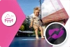 THUNDER INSIDE ULTRA 8FT 244 cm trampoline PINK