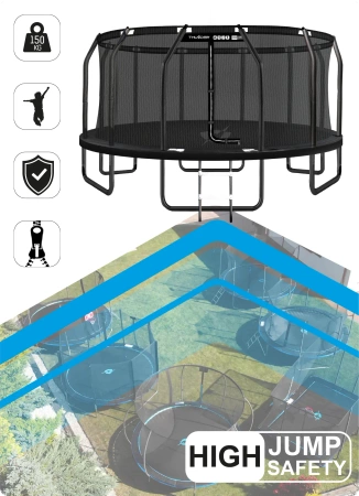 THUNDER INSIDE ELITE 16FT (488 cm) BLACK trampoline