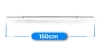 THUNDER Threaded Straight Bar 150 cm 30 mm