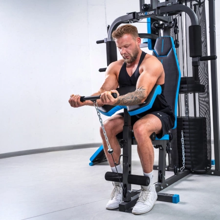 Training power rack with punch bag THUNDER PUNCH