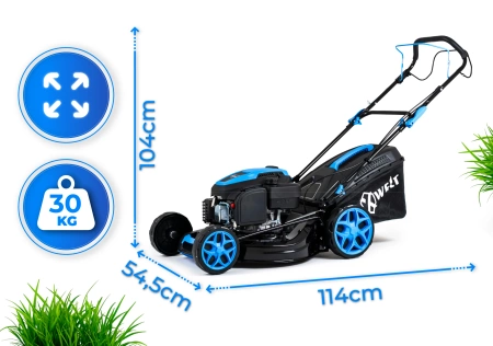 Hexwelt HW-KS-200 petrol lawn mower 51cm 3.8kW self-propelled