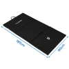 Black Gym Mat 197x100x5 cm THUNDER