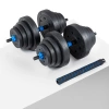 Adjustable bituminous dumbbells GYM-03 2x20 kg