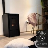 Pellet stove LEYLA BLACK 6.3 kW